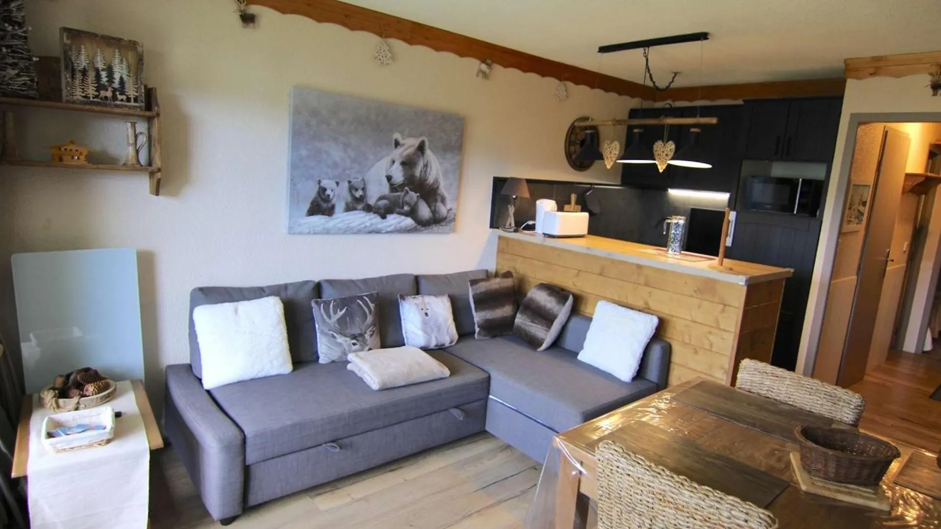 Apartment Charmant 2 Pieces Aux Saisies, Balcon Sud-Ouest, Centre Station, 4 Pers., Classe 2 Etoiles - Fr-1-594-139 Hauteluce