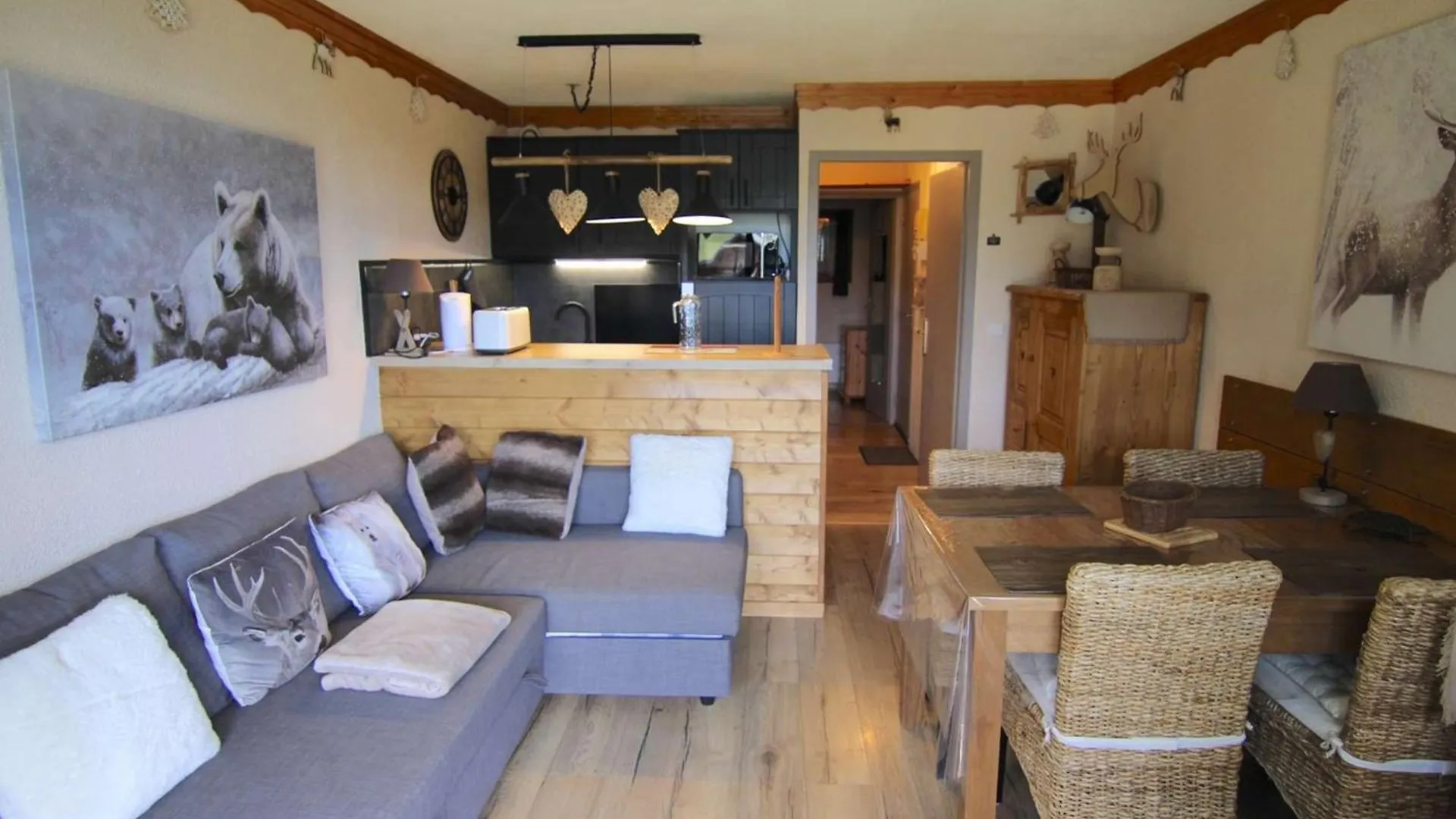 Charmant 2 Pieces Aux Saisies, Balcon Sud-Ouest, Centre Station, 4 Pers., Classe 2 Etoiles - Fr-1-594-139 Hauteluce